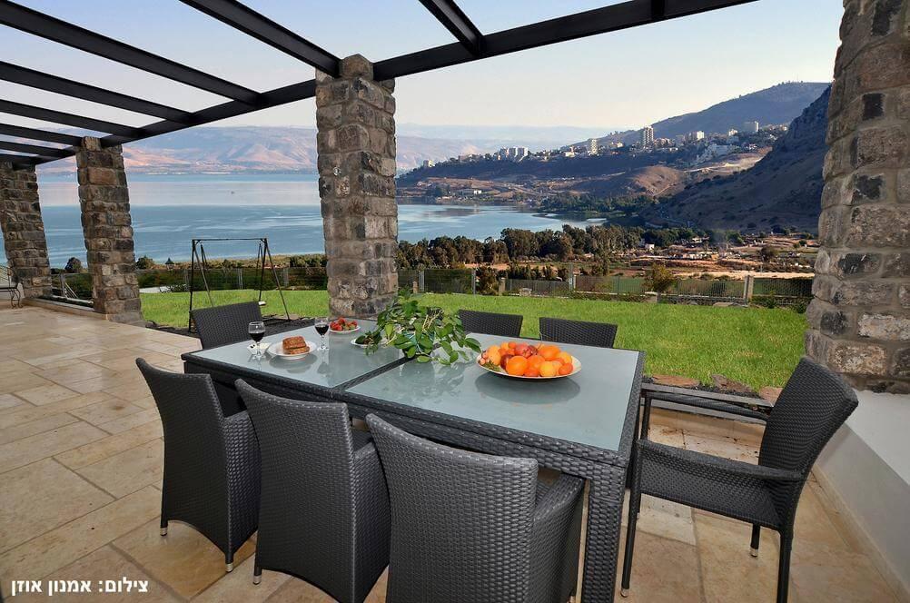 12011 הבריכה והנוף, וילה הבית במושבה, וילה  במגדל וילות - Vila