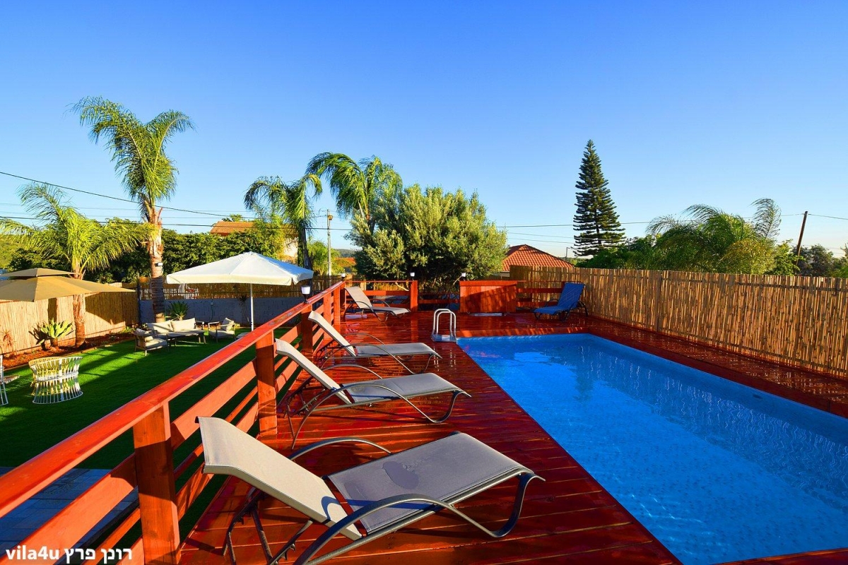 45681 מתחם חיצוני, אחוזת מאיר בוטיק, וילה  בשדות מיכה וילות - Vila