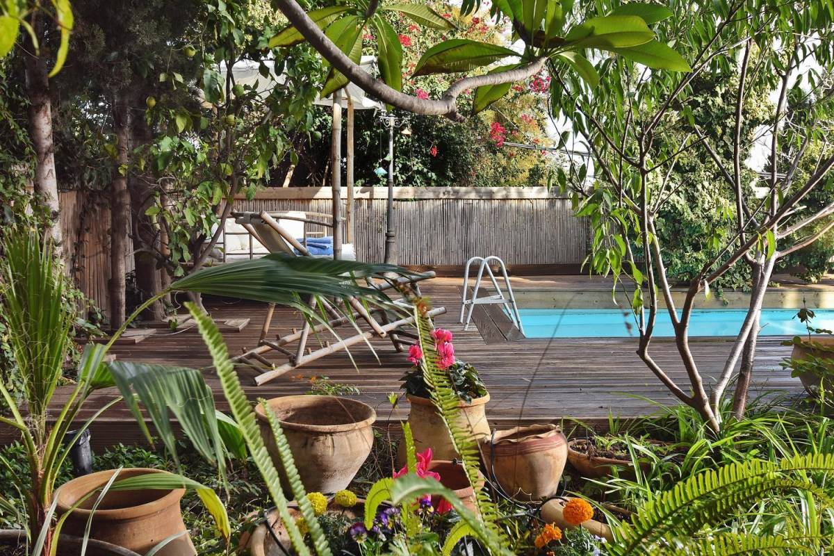 47237 החצר והבריכה, וילה הארמון הכחול בוטיק, וילה  בבנימינה וילות - Vila