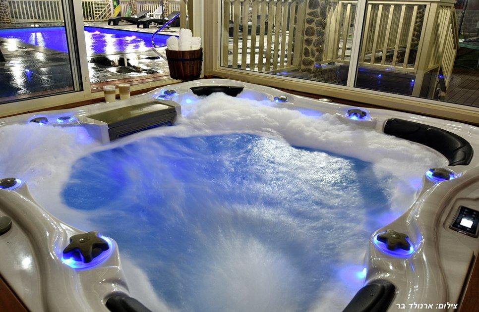 47775 החצר והבריכה, קדם אחוזת יוקרה, וילה  בספסופה וילות - Vila