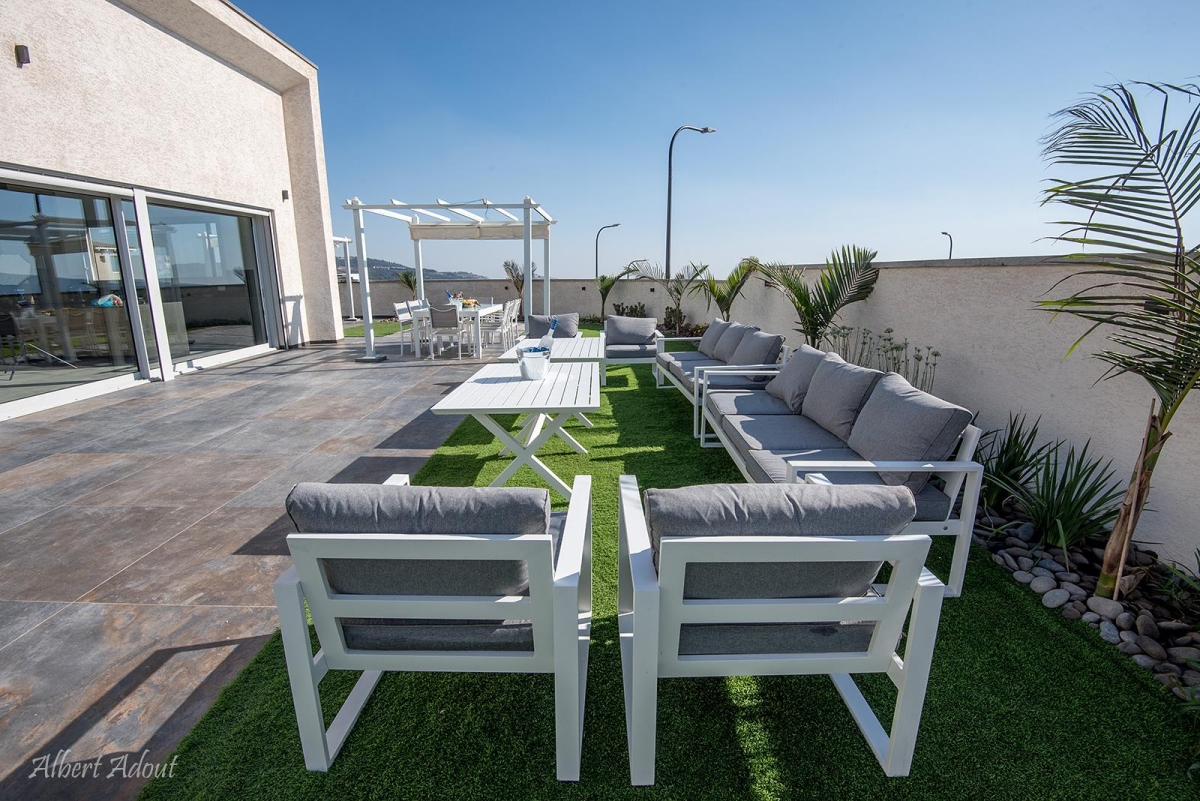 50738 מתחם החצר והבריכה, וילה נובה NOVA, וילה  בדלתון וילות - Vila