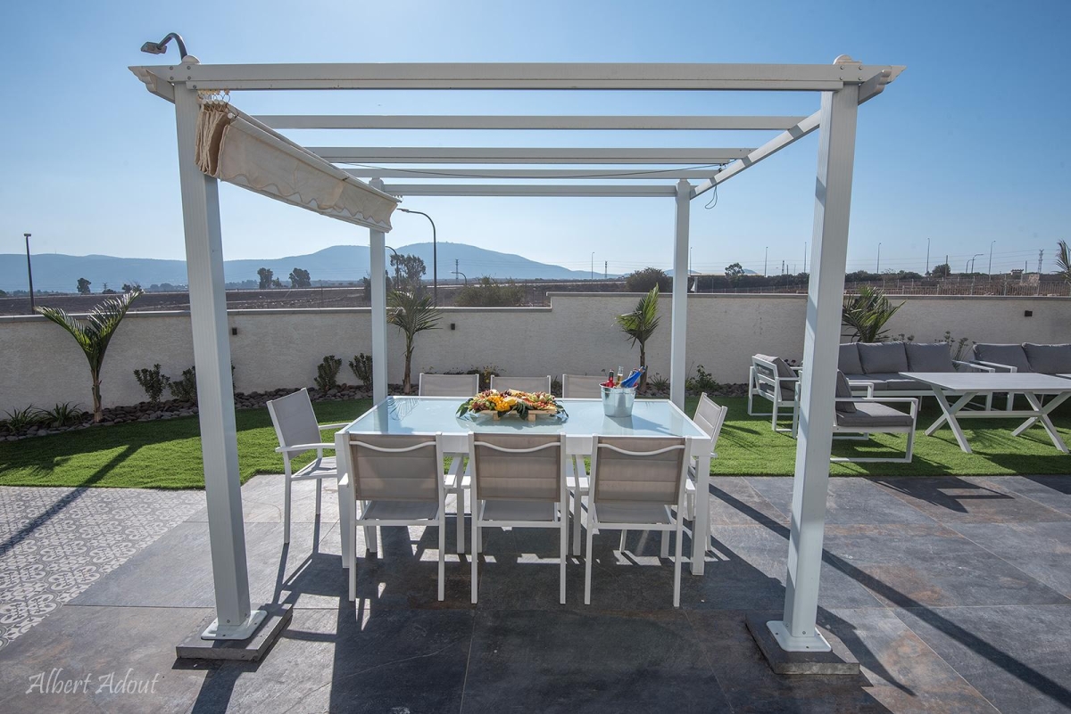 50739 מתחם החצר והבריכה, וילה נובה NOVA, וילה  בדלתון וילות - Vila