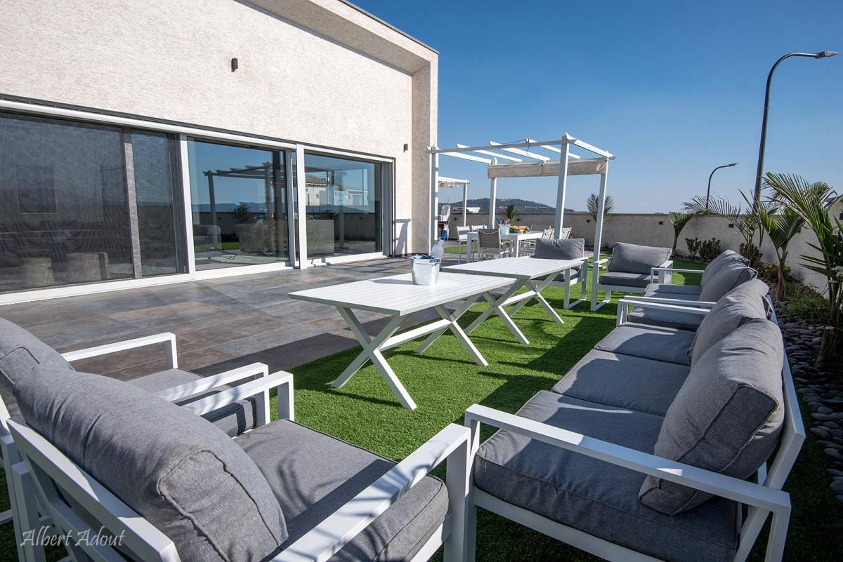 50742 מתחם החצר והבריכה, וילה נובה NOVA, וילה  בדלתון וילות - Vila