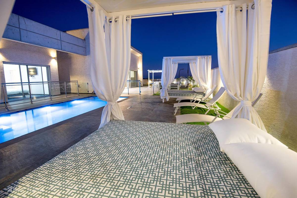 50765 מתחם החצר והבריכה, וילה נובה NOVA, וילה  בדלתון וילות - Vila