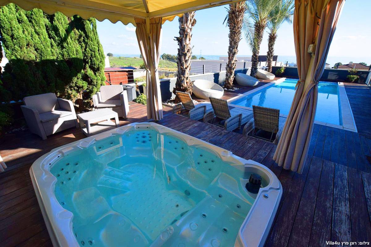 69513 מתחם חיצוני, וילה חלומות יוסף, וילה  באליפלט וילות - Vila