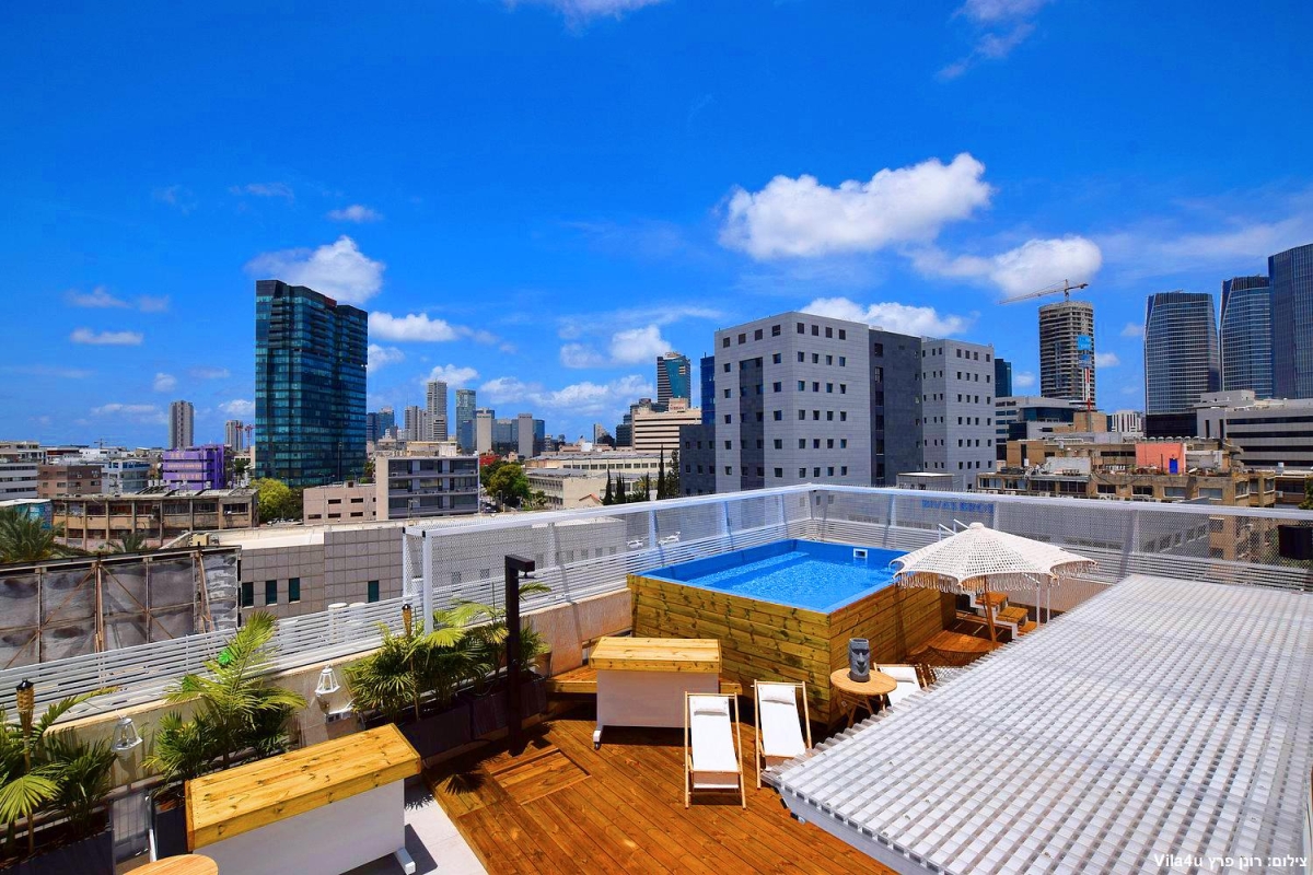 79827 מתחם חיצוני, פנטהאוז תל אביב, וילה  בתל אביב וילות - Vila