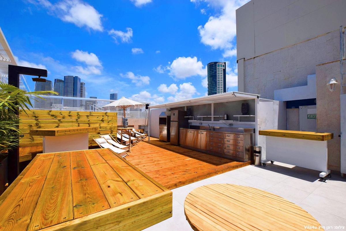 79828 מתחם חיצוני, פנטהאוז תל אביב, וילה  בתל אביב וילות - Vila
