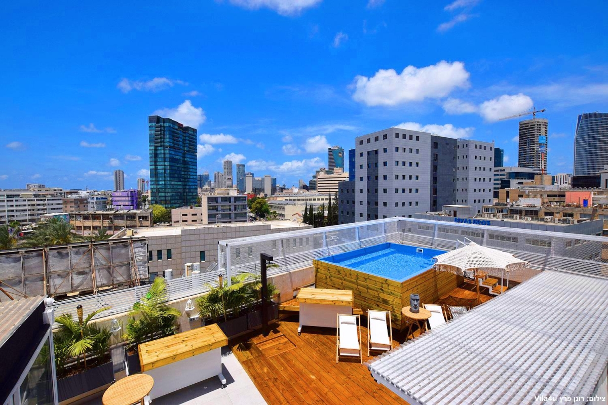 79829 מתחם חיצוני, פנטהאוז תל אביב, וילה  בתל אביב וילות - Vila