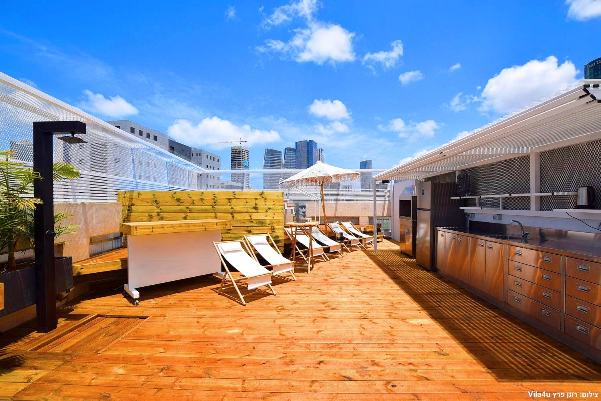 79833 מתחם חיצוני, פנטהאוז תל אביב, וילה  בתל אביב וילות - Vila