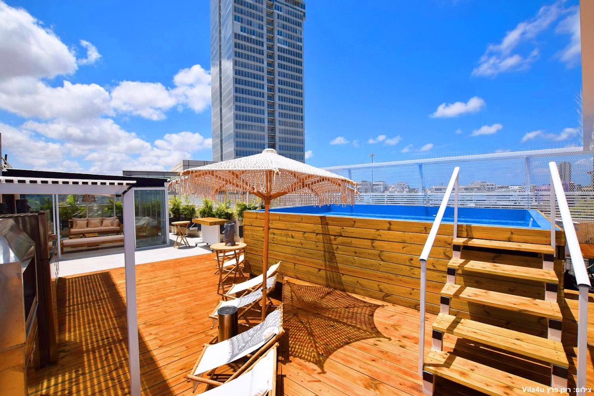 79836 מתחם חיצוני, פנטהאוז תל אביב, וילה  בתל אביב וילות - Vila