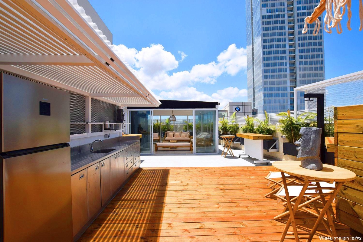 79839 מתחם חיצוני, פנטהאוז תל אביב, וילה  בתל אביב וילות - Vila