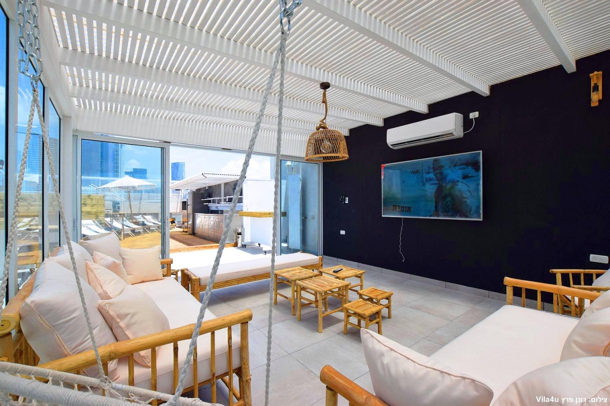 79850 מתחם פנימי, פנטהאוז תל אביב, וילה  בתל אביב וילות - Vila