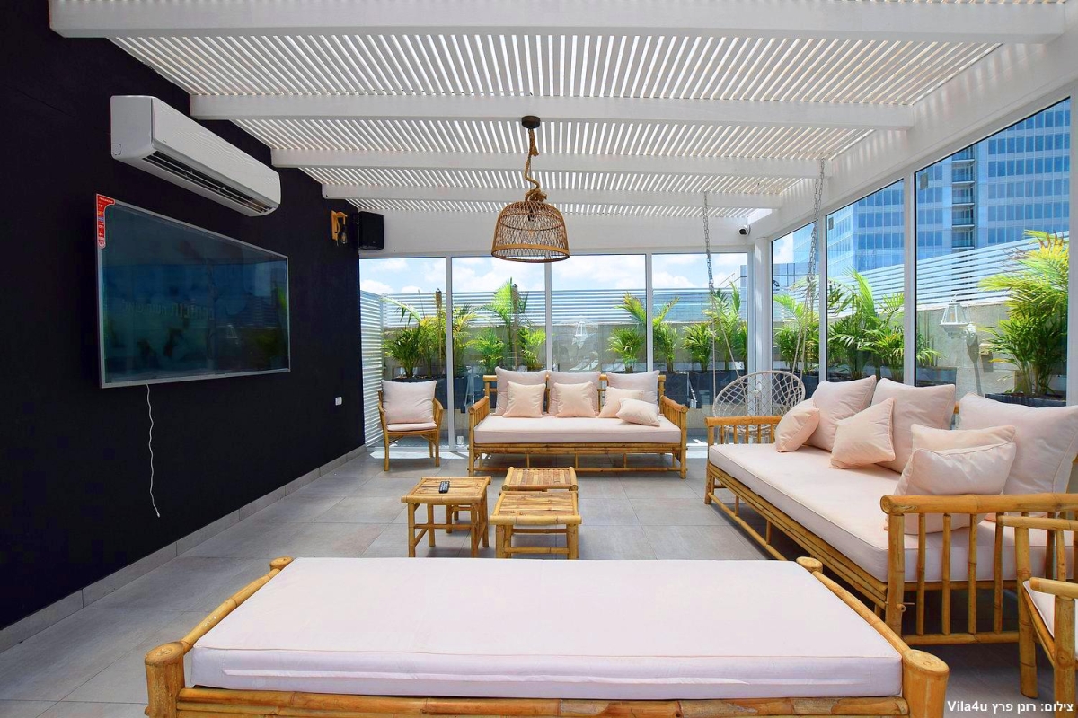 79851 מתחם פנימי, פנטהאוז תל אביב, וילה  בתל אביב וילות - Vila