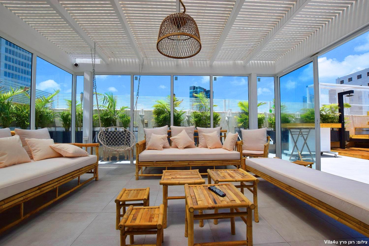 79854 מתחם פנימי, פנטהאוז תל אביב, וילה  בתל אביב וילות - Vila