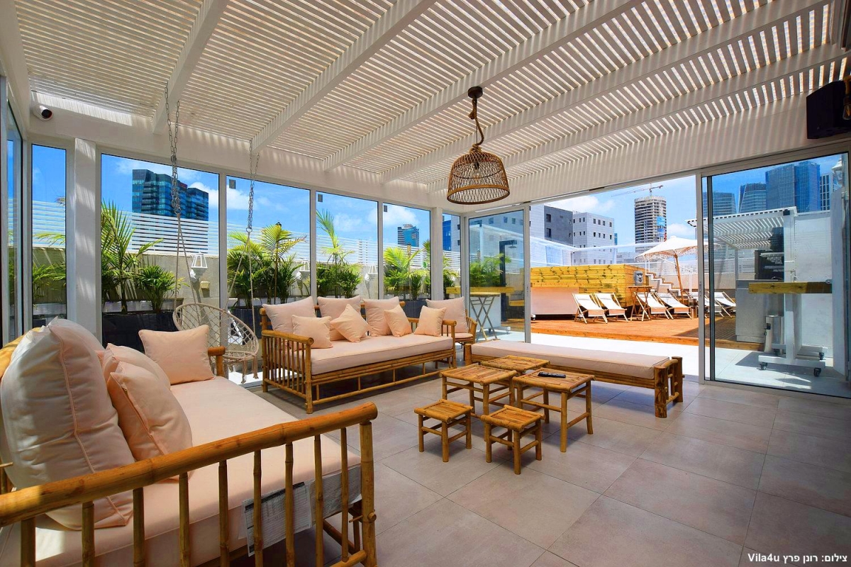 79856 מתחם פנימי, פנטהאוז תל אביב, וילה  בתל אביב וילות - Vila
