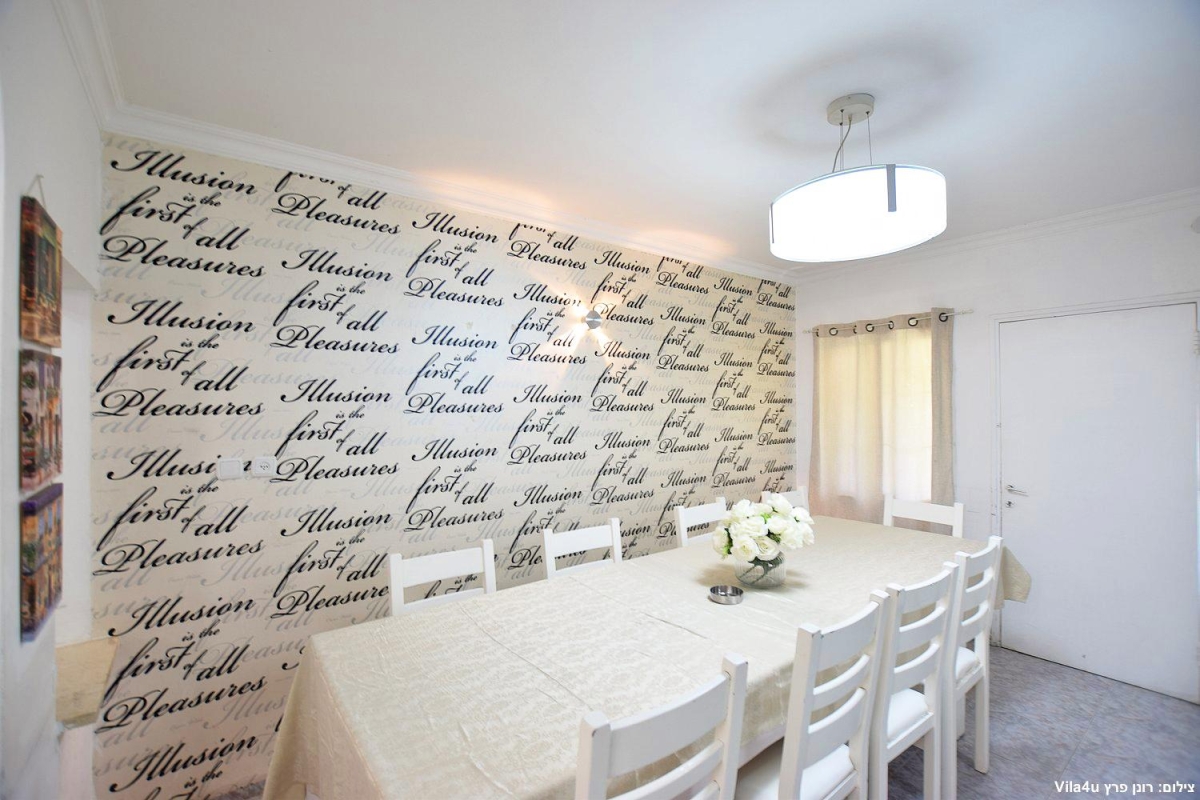 80606 המתחם הפנימי, וילה נסיכת הכנרת, וילה  בכפר זיתים וילות - Vila