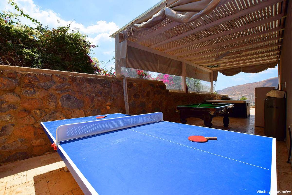 83382 גלריית חוץ, וילה מול כנרת וארבל, וילה  במגדל וילות - Vila