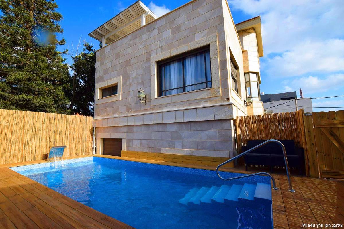 88848 המתחם החיצוני, אחוזת הים, וילה  בנהריה וילות - Vila