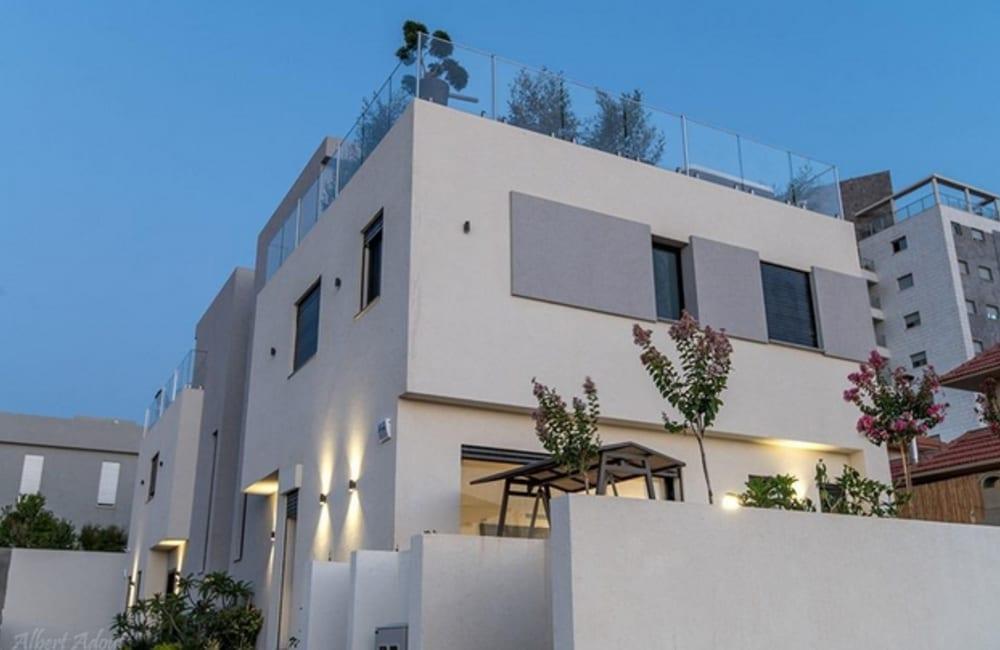 וילה המתחם החיצוני, ארכיטקט ביץ' האוס, וילה  בחדרה וילות - Vila