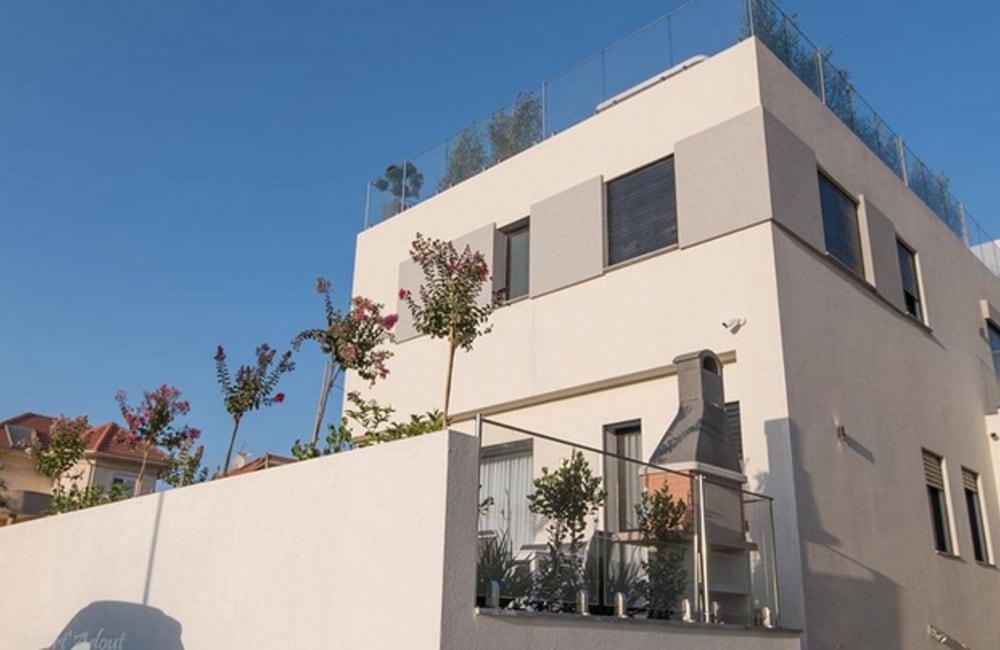 וילה המתחם החיצוני, ארכיטקט ביץ' האוס, וילה  בחדרה וילות - Vila