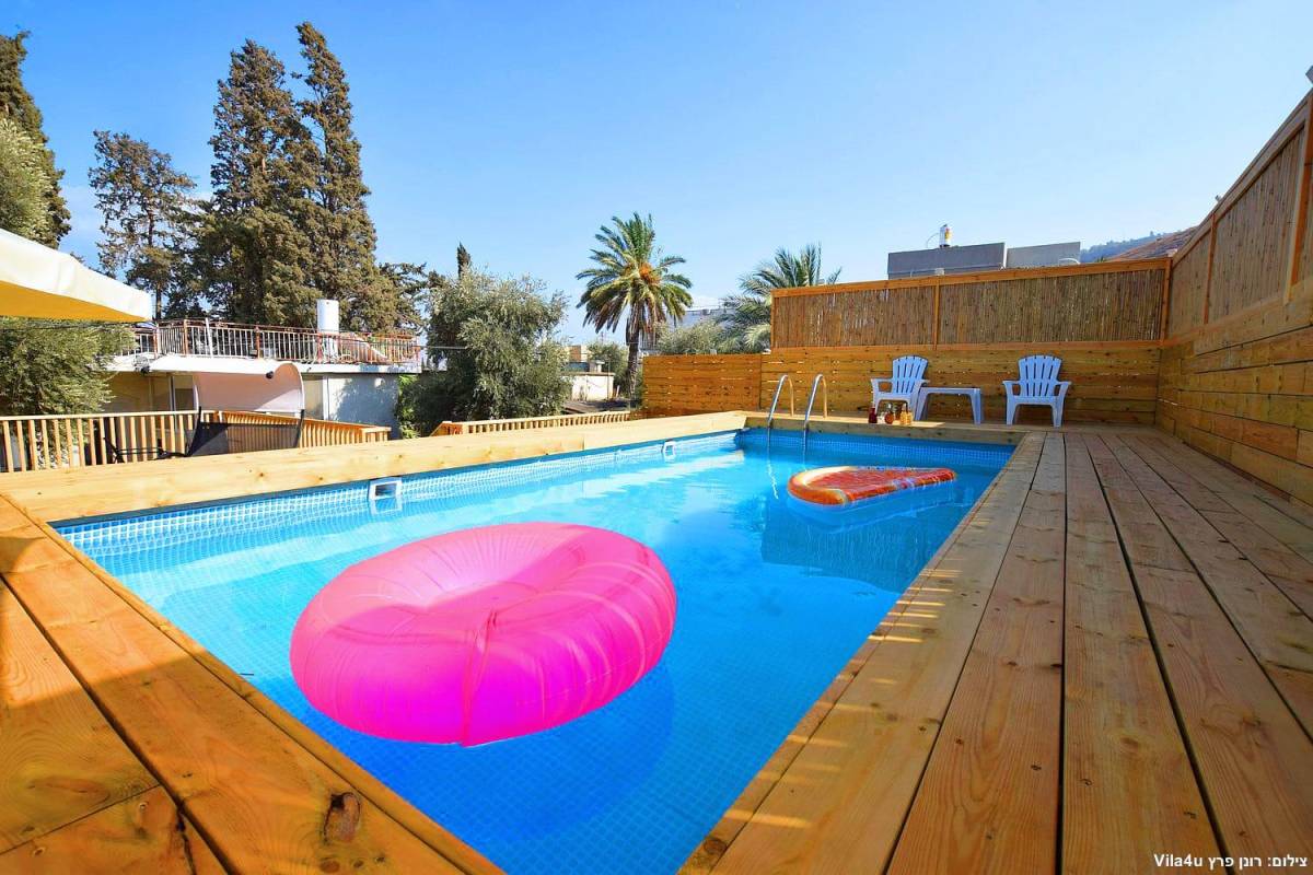 90848 המתחם החיצוני, אחוזת פאלמס בוטיק, וילה  בטבריה וילות - Vila