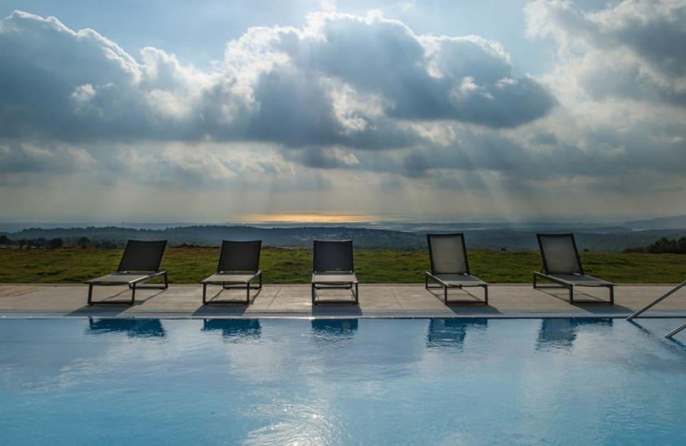 93042 המתחם החיצוני, וילה אחוזת אלון וזית, וילה  בנווה זיו וילות - Vila