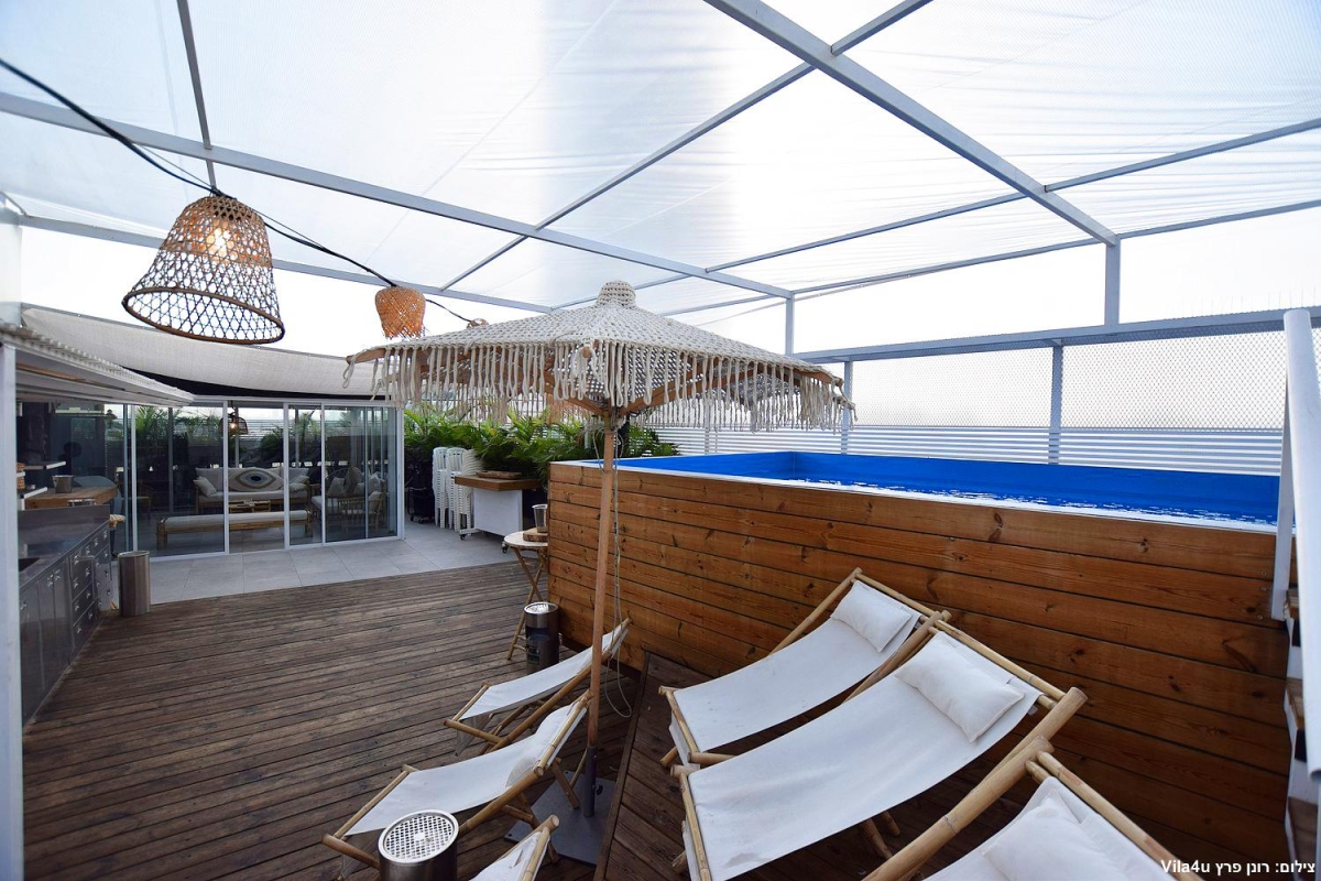 96075 מיוחד לחורף, פנטהאוז תל אביב, וילה  בתל אביב וילות - Vila