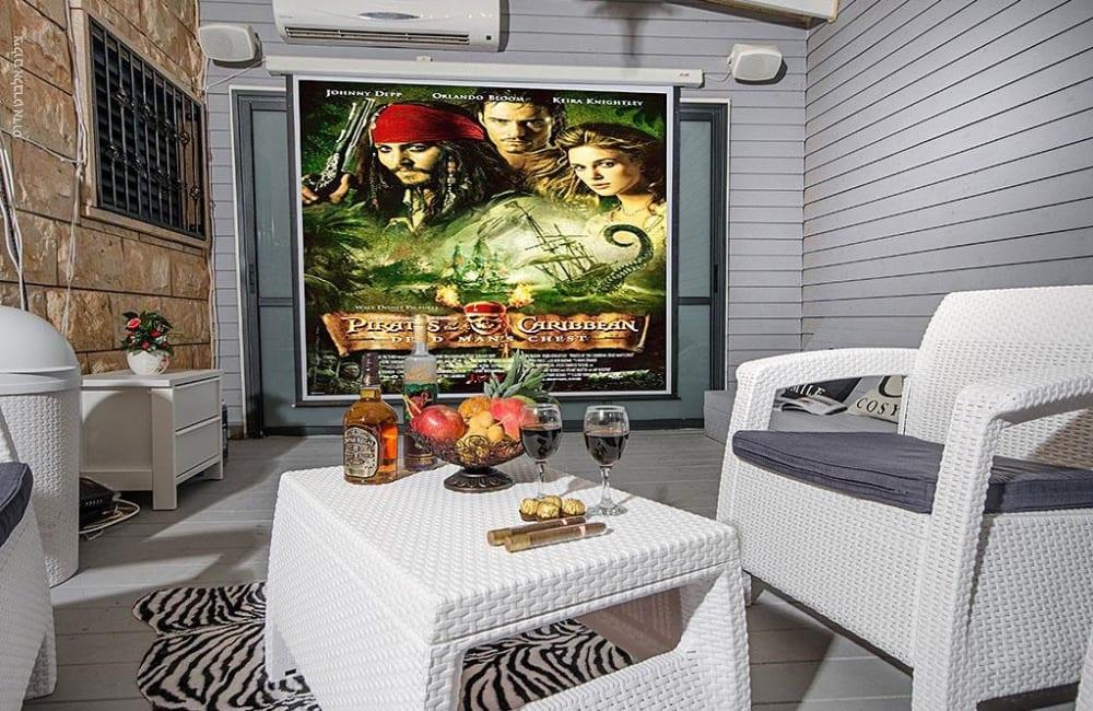 108336 חדר הקולנוע, וילה חלומות אלה, וילה  בחצור הגלילית וילות - Vila