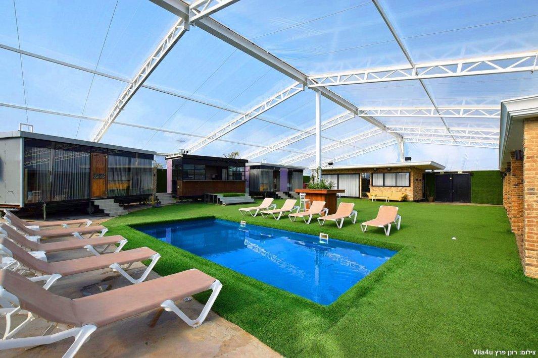 118390 המתחם המקורה בחורף, בית האצילים איוונטס, וילה  בנתניה וילות - Vila