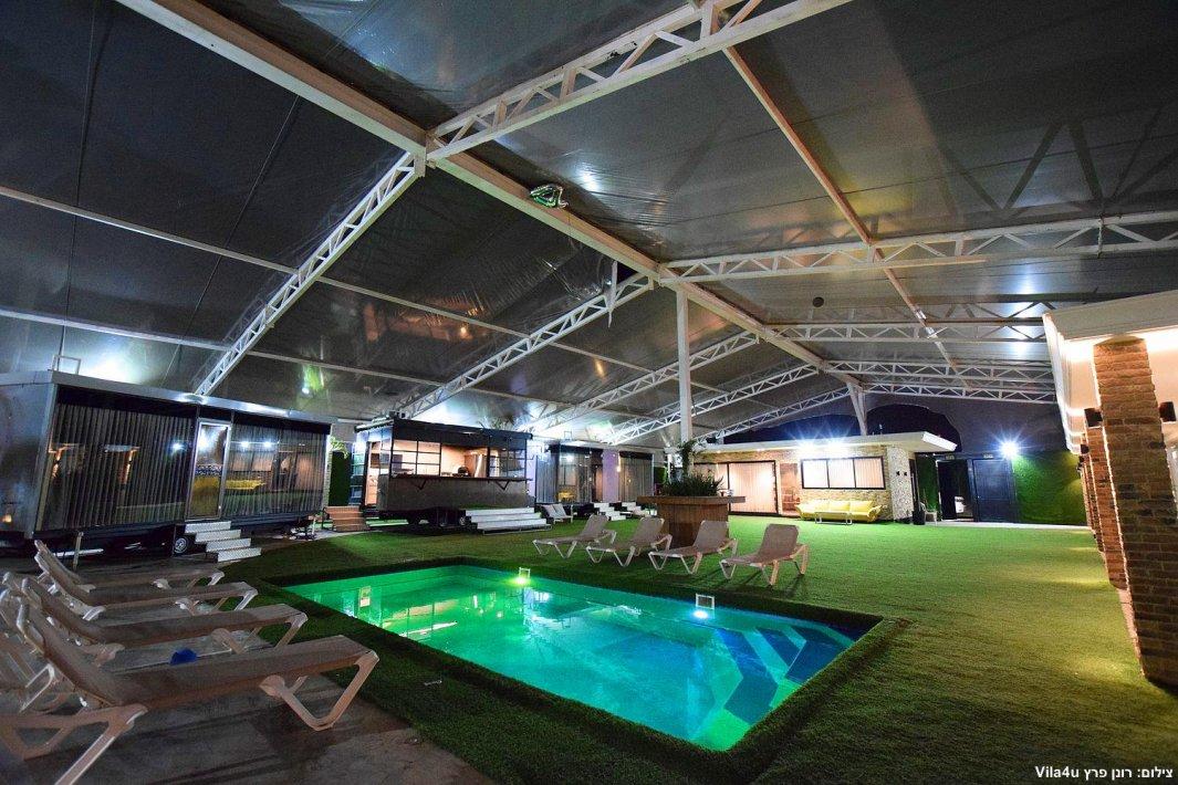 118428 המתחם המקורה בחורף, בית האצילים איוונטס, וילה  בנתניה וילות - Vila