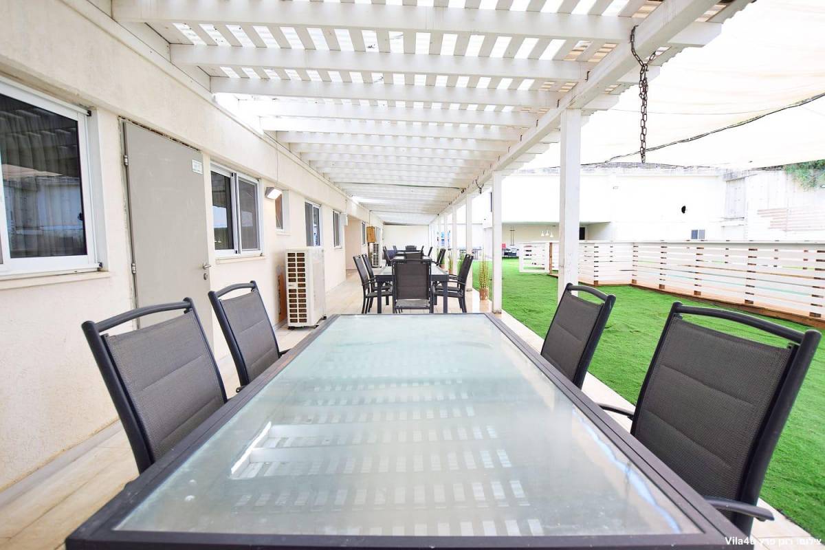 118783 מתחם חיצוני משותף, פנדה ריזורט אכזיב, וילה  באכזיב וילות - Vila