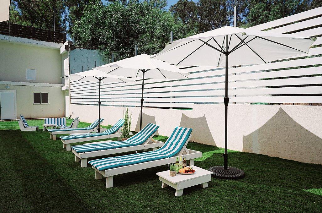 120163 מתחם חיצוני משותף, פנדה ריזורט אכזיב, וילה  באכזיב וילות - Vila