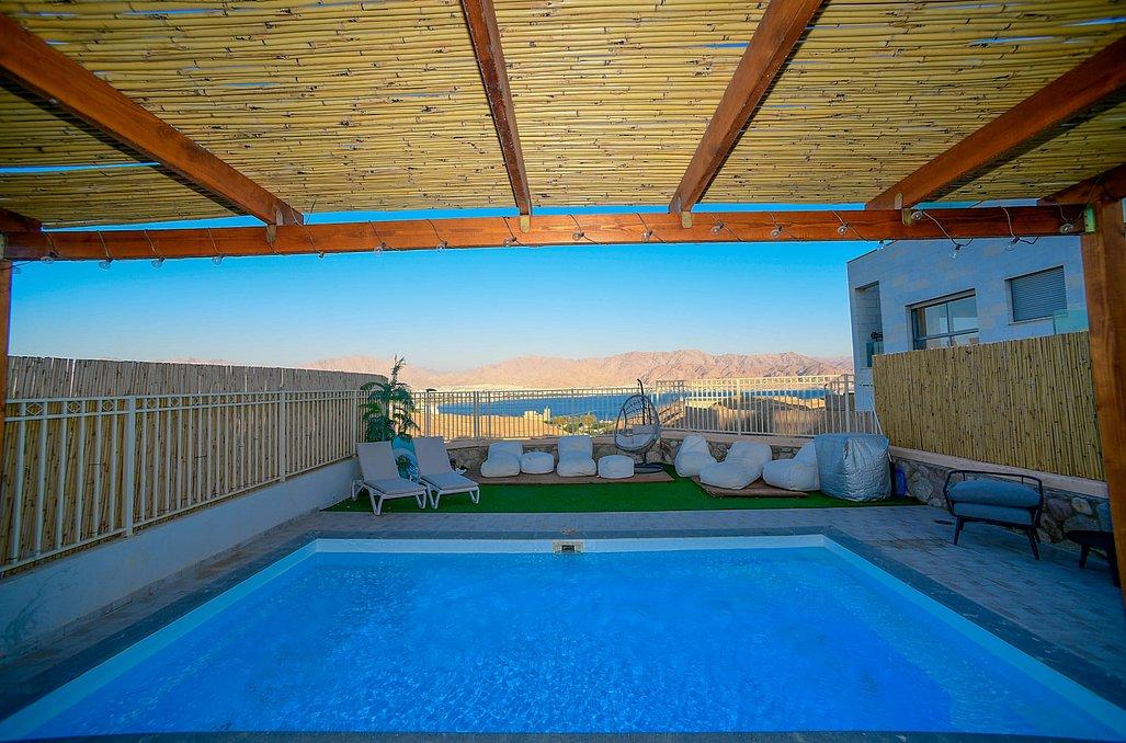 122407 המתחם החיצוני, לה בל בוטיק אילת, וילה  באילת וילות - Vila