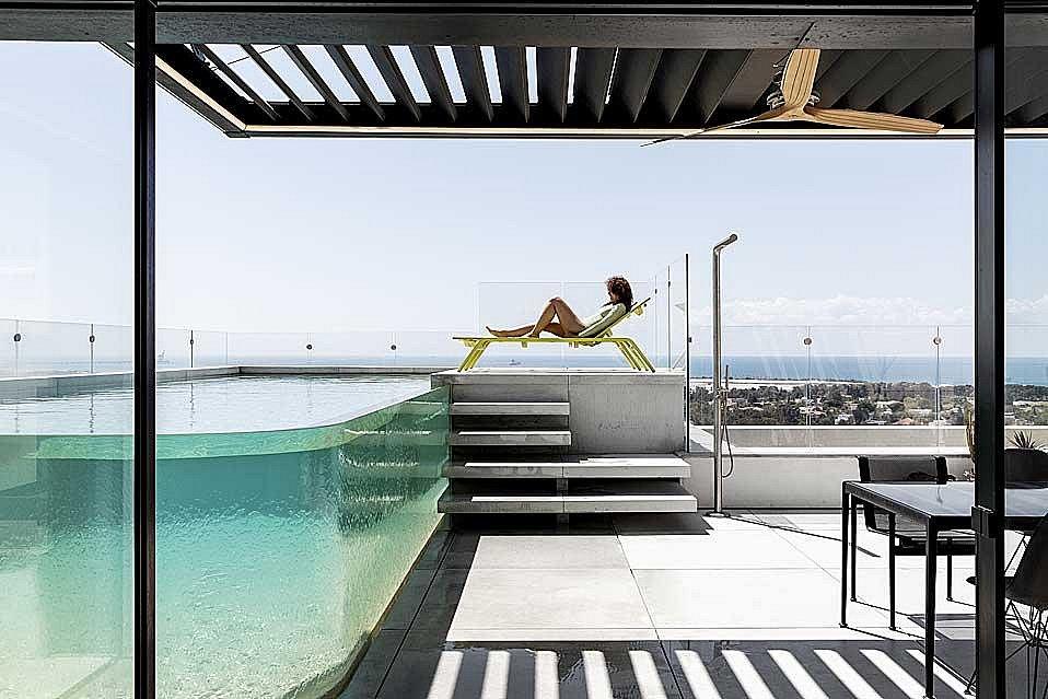 122873 גג הפנטהאוז, פנטהאוז סייז בוטיק, וילה  באור עקיבא וילות - Vila