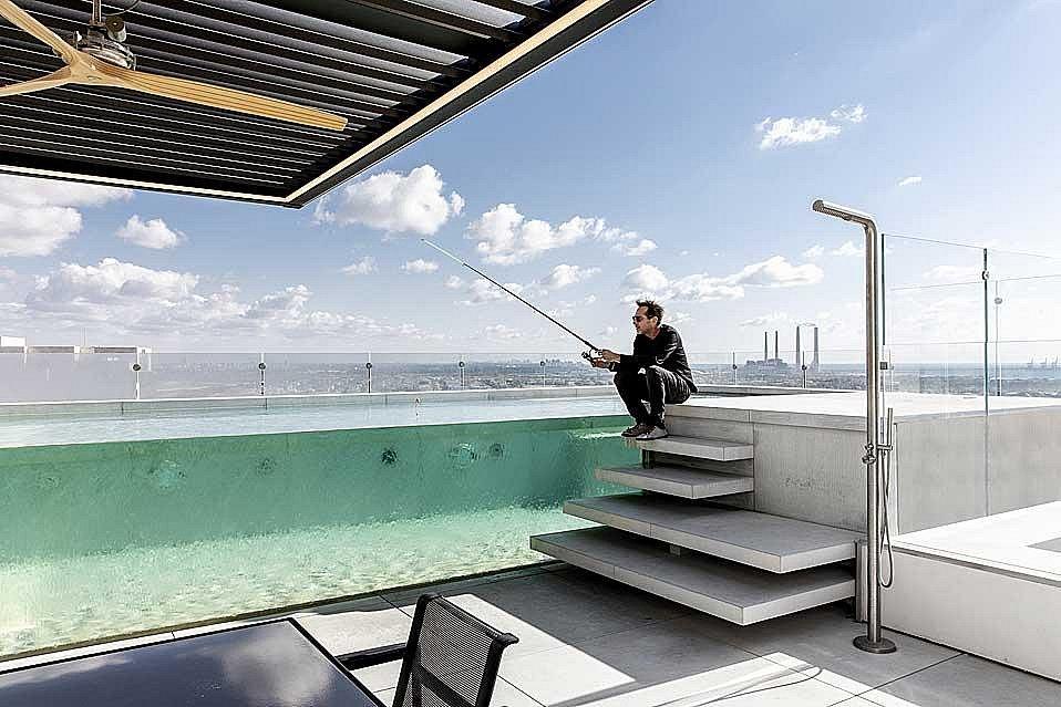 122877 גג הפנטהאוז, פנטהאוז סייז בוטיק, וילה  באור עקיבא וילות - Vila