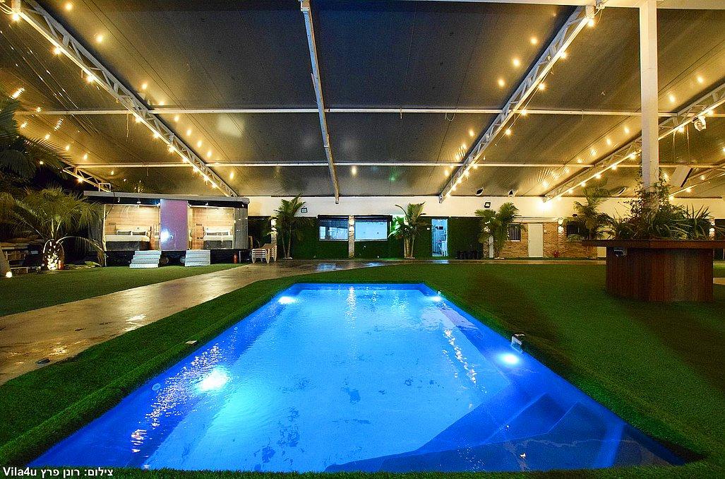 130337 המתחם המקורה בחורף, בית האצילים איוונטס, וילה  בנתניה וילות - Vila