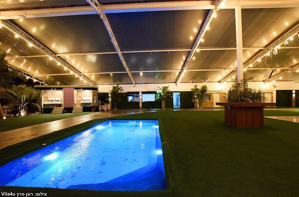 130338 המתחם המקורה בחורף, בית האצילים איוונטס, וילה  בנתניה וילות - Vila