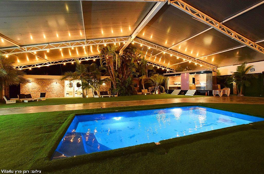 130341 המתחם המקורה בחורף, בית האצילים איוונטס, וילה  בנתניה וילות - Vila