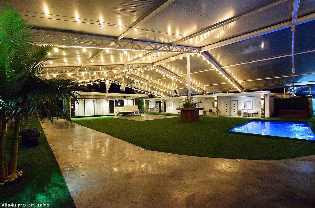 130345 המתחם המקורה בחורף, בית האצילים איוונטס, וילה  בנתניה וילות - Vila