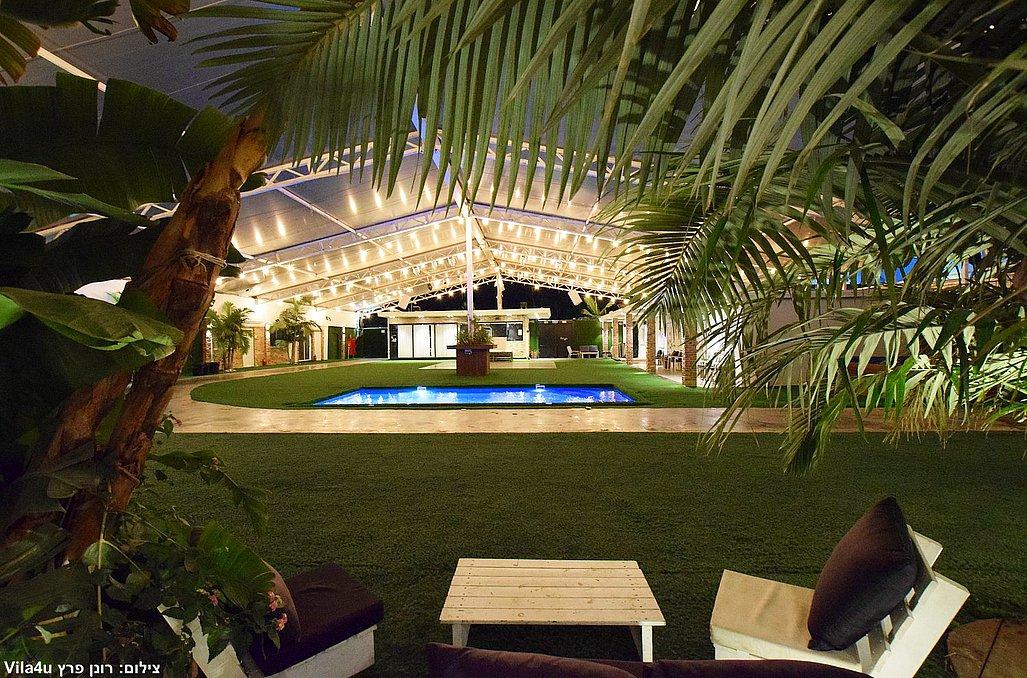 130346 המתחם המקורה בחורף, בית האצילים איוונטס, וילה  בנתניה וילות - Vila