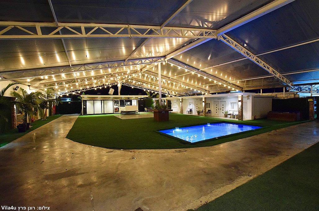 130349 המתחם המקורה בחורף, בית האצילים איוונטס, וילה  בנתניה וילות - Vila