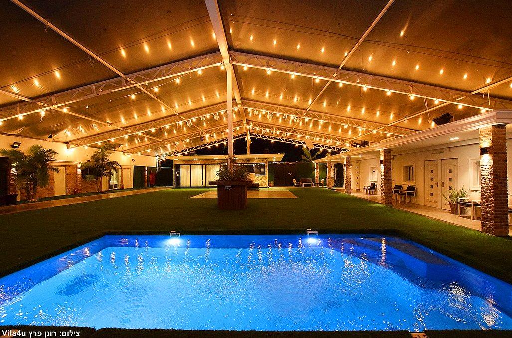 130357 המתחם המקורה בחורף, בית האצילים איוונטס, וילה  בנתניה וילות - Vila