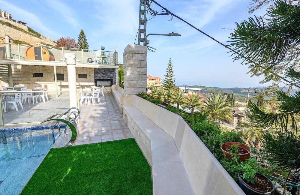 139114 המתחם החיצוני, ארמון מוראד דרוזי, וילה  בעין אל אסד וילות - Vila