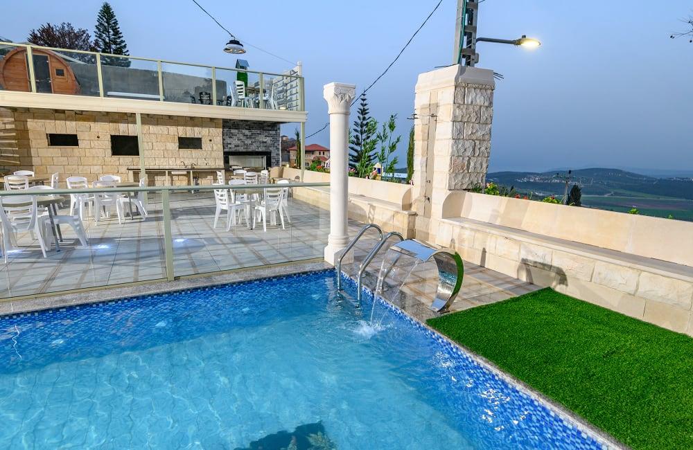 139127 המתחם החיצוני, ארמון מוראד דרוזי, וילה  בעין אל אסד וילות - Vila