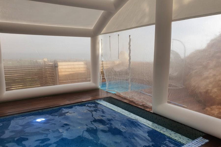 140491 המתחם בחורף, וילה נוף מולדת, וילה  בראש פינה וילות - Vila