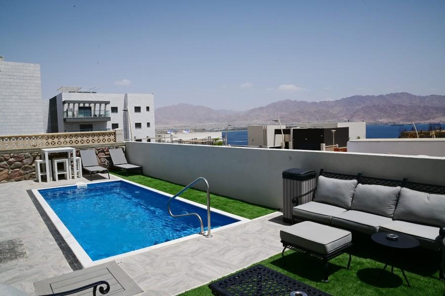 143195 המתחם החיצוני, וילה עלמת החן, וילה  באילת וילות - Vila