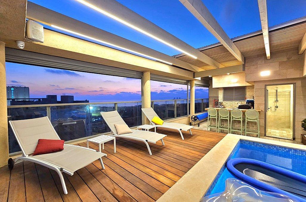 151700 כללי, פנטהאוז רוגע על הים, וילה  בחדרה וילות - Vila