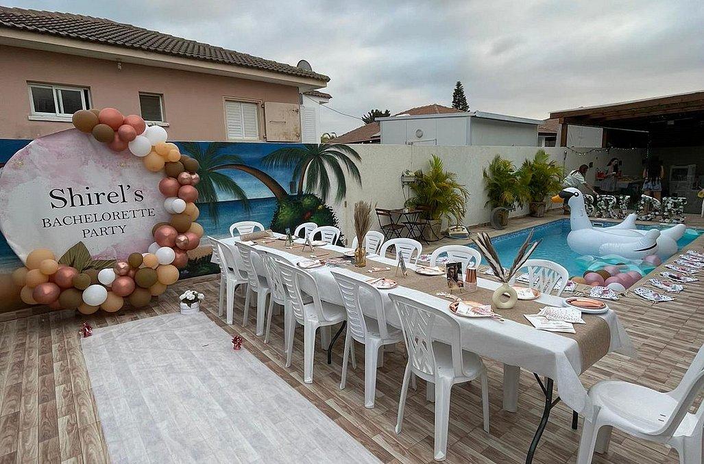 153963 אירועים במתחם, מלכה פול Malka pool, וילה  בעזריקם וילות - Vila