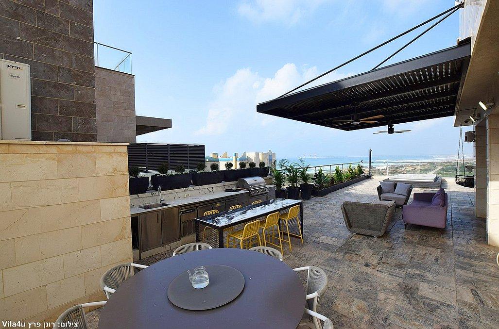 157681 כללי, סי וויו פנטהאוז - Sea View Penthouse, וילה  בחדרה וילות - Vila