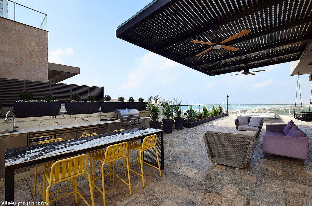 157685 כללי, סי וויו פנטהאוז - Sea View Penthouse, וילה  בחדרה וילות - Vila